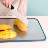 316不锈钢双面菜板家用防霉切菜板砧板厨房切水果和面案板（塑料案底）