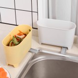 台面垃圾桶迷你家用厨房用厨余收纳盒水池沥水筐干湿分离过滤神器