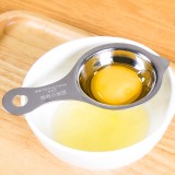 蛋清蛋黄分离器创意鸡蛋分离器烘焙家用长柄自动304不锈钢长柄自动分蛋器(实心款)