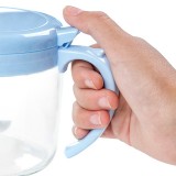 30年老品牌振兴 调料盒厨房用品家用组合装盐罐塑料配勺置物调料瓶翻盖调味罐套装（两个450ml/组）YH5861