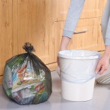 家用卫生间厨房垃圾分类大号塑料袋学生宿舍加厚一次性垃圾袋平口款（30只）45*55cm 372
