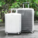 透明加厚PVC耐磨拉杆箱套旅行箱套行李箱套防水保护套防雨防尘罩（24寸）