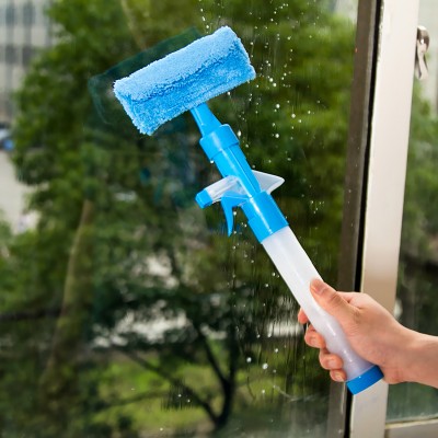 多功能一体式高层窗户玻璃擦刮水器双面可喷水清洁刮玻璃刮清洁器