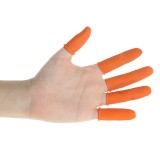 加厚手指套乳胶一次性指套防水耐磨防滑橡胶点钞数钱劳保工业手套