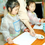 全透明儿童绘画涂鸦防污魔术贴围裙幼儿园美术画画衣反穿衣防水罩衣吃饭衣
