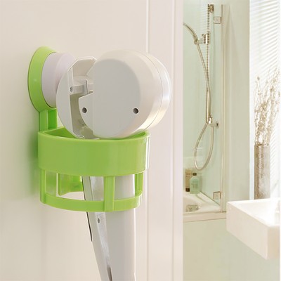 吸附式电吹风机架吸盘卫生间浴室置物收纳架厕所免打孔吹风筒挂架