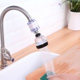 家用厨房水龙头防溅花洒自来水过滤器360°可调节喷头双重过滤节水器