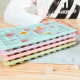 冰块模具家用冰块盒制冰盒冰格多格模具盒硅胶盒模具冷冻盒辅食盒 60格（小号）