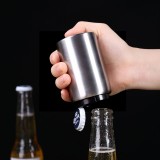 430按压式开瓶器创意磁吸啤酒开瓶器多功能不锈钢开啤酒起瓶器
