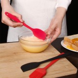 一体式硅胶刮刀家用烧烤烘焙蛋糕奶油抹刀搅拌刮板厨房耐高温烘焙工具