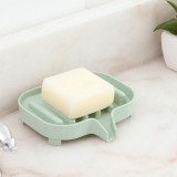肥皂盒沥水洗衣皂盒创意卫生间香皂架浴室阶梯排水防滑皂盒方形香皂盒