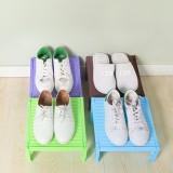 日式衣柜分层鞋子可叠加收纳架节省空间上下双层立体整理创意鞋架FTS035