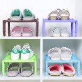 日式衣柜分层鞋子可叠加收纳架节省空间上下双层立体整理创意鞋架FTS035
