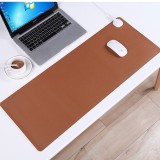 鼠标垫加热暖桌垫办公桌垫笔记本电脑键盘垫防水写字垫暖手垫 特大号（推拉款纯色）80*30cm