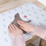 鼠标垫加热暖桌垫办公桌垫笔记本电脑键盘垫防水写字垫暖手垫 大号（推拉款卡通60*36cm）60020