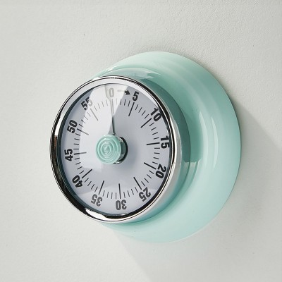 厨房计时器机械闹铃提醒器学生自习时间管理闹钟自律定时器家用磁吸倒时钟