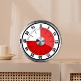 家用厨房计时器不锈钢机械提醒器学生学习计时专用儿童闹铃时间管理闹钟可视化定时器