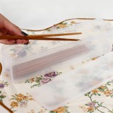 筷子收纳筒筷子笼家用厨房长方形透明多功能餐具收纳盒防尘筷子勺子盒