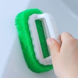 卫浴清洁带手柄魔力海绵擦去污刷多功能加厚型浴缸刷洗碗海绵刷子