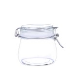 带盖玻璃储物罐家用蜂蜜罐柠檬百香果罐子食品罐头瓶泡菜腌制罐（圆形款）