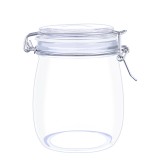 带盖玻璃储物罐家用蜂蜜罐柠檬百香果罐子食品罐头瓶泡菜腌制罐（圆形款）