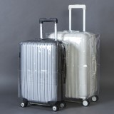 行李箱套透明加厚单层20丝拉杆箱保护套加厚旅行防水防尘罩（24寸）325