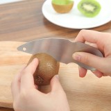 猕猴桃勺专用挖勺削皮器去籽器多功能水果刀切果器不锈钢水果工具取心器15*5cm