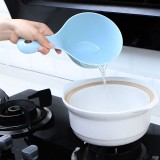 厨房加厚时尚宽手柄水勺家用婴儿洗头洗澡水勺多用途创意塑料水勺
