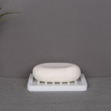 肥皂盒卫生间吸盘壁挂式创意沥水皂盒置物架免打孔梳子造型浴室硅胶沥水香皂盒