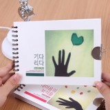 韩版文具 创意本子 影·带锁笔记本（横款·小）YF13-537
