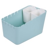 桌面分类垃圾桶家用客厅干湿分离垃圾筒分类纸篓创意分类桶（方形）双内挂