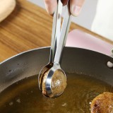 不锈钢夹蛋器实用家居厨房食品夹面包烘焙食物夹加长鸡蛋夹烧烤夹