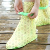防雨鞋套防滑加厚耐磨雨天高筒防雪男女户外成人儿童旅游防水脚套（长款）