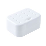 肥皂盒旅行壁挂式可沥水肥皂架卫生间带盖置物架凹点免打孔便携香皂盒TM16007