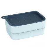 多功能旅行肥皂盒带毛刷海绵垫组合式香皂盒家用卫生间浴室带盖皂架