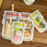 密封保鲜袋冰箱水果保鲜袋自封袋加厚密室袋食品级食物零食保鲜袋 JY171 大号 3只装