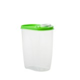 桶状开盖式强密封罐厨房五谷粮杂储物罐透明塑料食品分类收纳桶储物罐（大号）