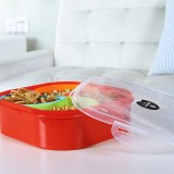 果盘家用干果盘水果盘分格带盖瓜子盘客厅干果盒过年零食盘糖果盒 JS-8376
