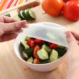 方形硅胶盖保鲜盖万能碗盖密封盖可重复使用冰箱保鲜膜厨房保鲜盖18CM(opp袋+彩卡)