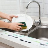 厨房水槽贴纸吸水帖纸卫生间自粘水槽防霉防水贴厨房浴室防水贴纸