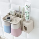 牙刷置物架牙刷杯套装卫生间家用壁挂情侣漱口杯洗漱杯套装牙刷架JW-7211-B
