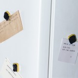 冰箱贴挂钩磁贴磁铁留言板吸附小夹子菱形磁铁便签贴纸条夹固定夹