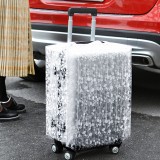 透明加厚PVC耐磨拉杆箱套旅行箱套行李箱套防水保护套防雨防尘罩（22寸）