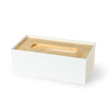 抽纸盒家用创意厕所纸抽盒简约橡木餐巾纸盒客厅茶几收纳盒纸巾盒 小号 362