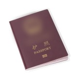 旅游出差防水透明护照套多功能证件套防刮防尘护照壳通行证保护套 A款磨砂