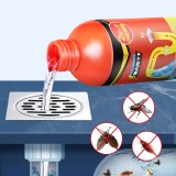 LUZU 管道杀虫剂家用小飞虫灭杀下水道室内飞虫蟑螂灭杀神器（200ml）