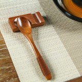 日式勺子长柄木质小勺子家居用品餐具调羹创意长柄勺搅拌勺小勺子