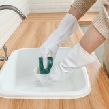 洗碗手套女家用防水耐用厨房多功能清洁手套刷碗洗碗洗衣服塑胶薄款橡胶手套RS-001