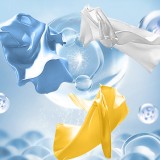 全球仓 衣物乳化剂强力去污渍去黄清洁剂白色衣服去油去污渍渗透剂（500ml）带泡沫喷头