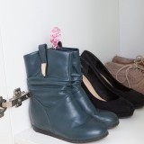 日式小巧可爱防变形撑鞋器短靴中靴靴子伴侣靴夹子塑料短款靴撑（2个装）FTH024
